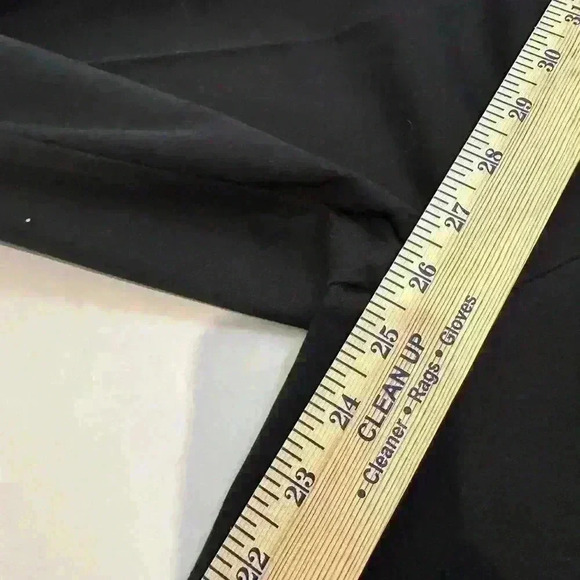 EILEEN FISHER Solid Black Rayon Ponte Stretch Zip Ankle Pants Size Small - Picture 7 of 12